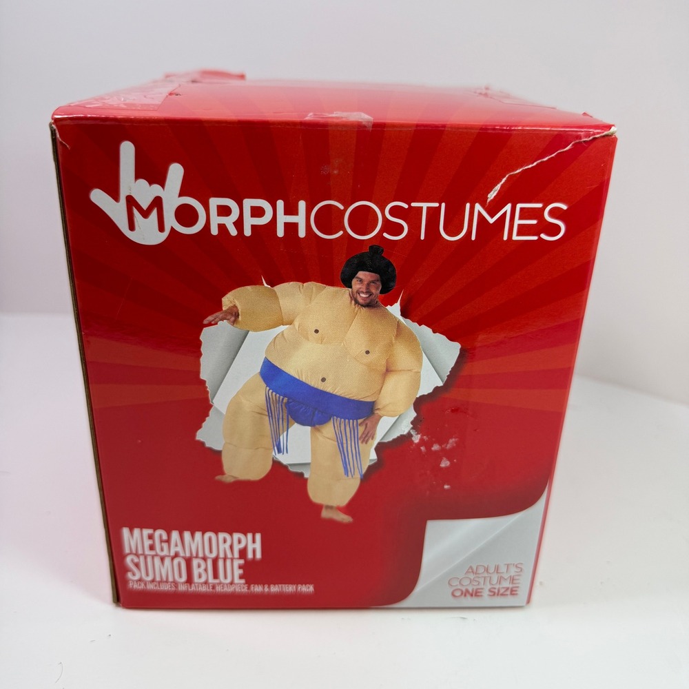 MorphCostumes Megamorph Sumo Blue Inflatable Adult Costume One Size MCGISBL